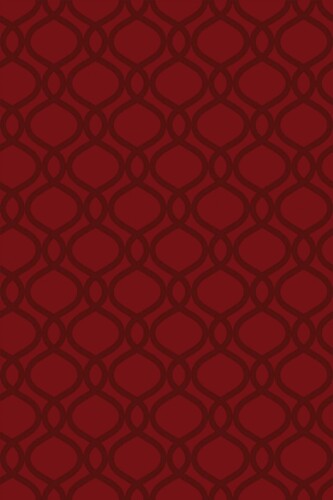 Fancy Walls Red Geometric removable wallpaper in classic retro style