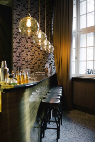Fancy Walls Peel and Stick Wallpaper in Inked Contrast Design
