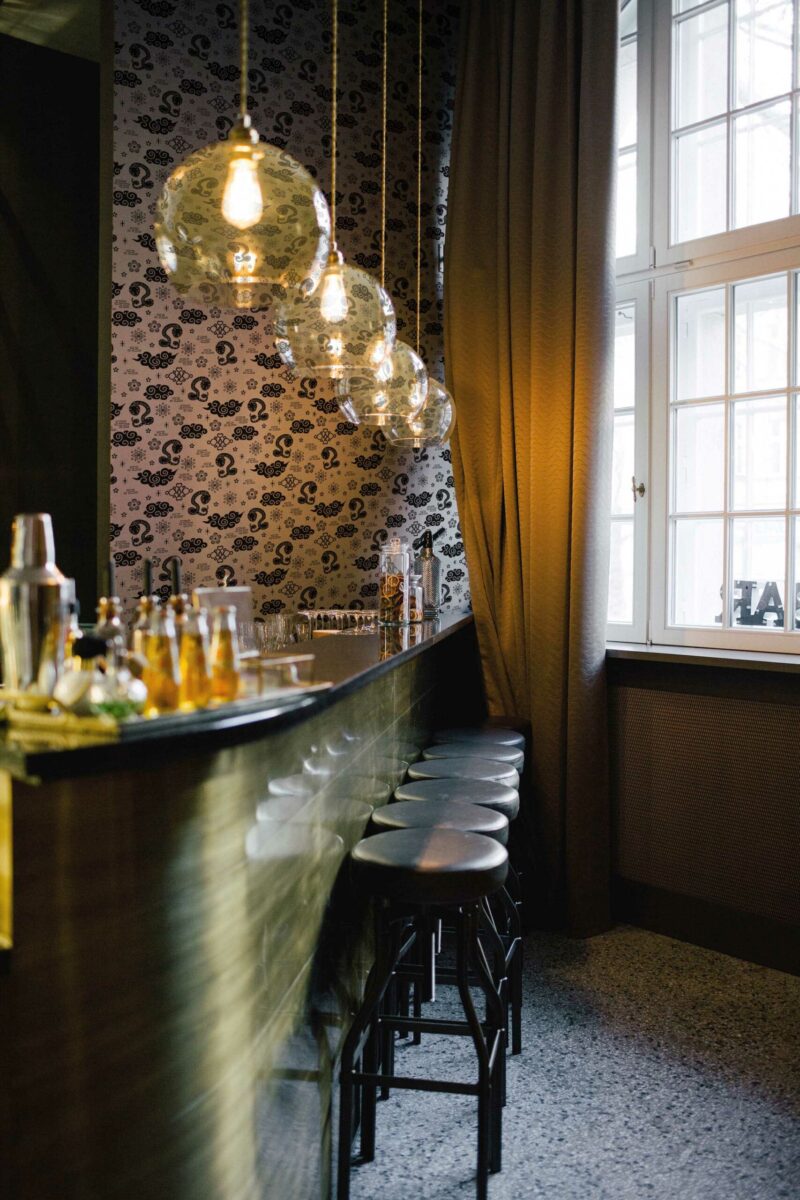 Fancy Walls Peel and Stick Wallpaper in Inked Contrast Design
