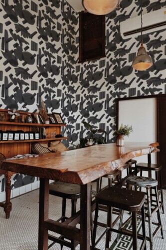 Traditional Wallpaper with Whimsical Inkplay Pattern from Fancy Walls