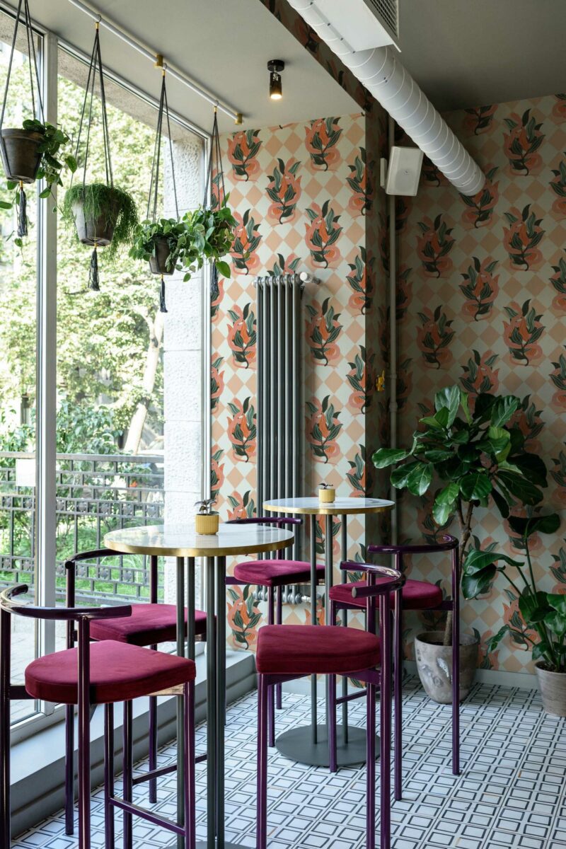 Fancy Walls Peel and Stick Wallpaper in Snakelore Design