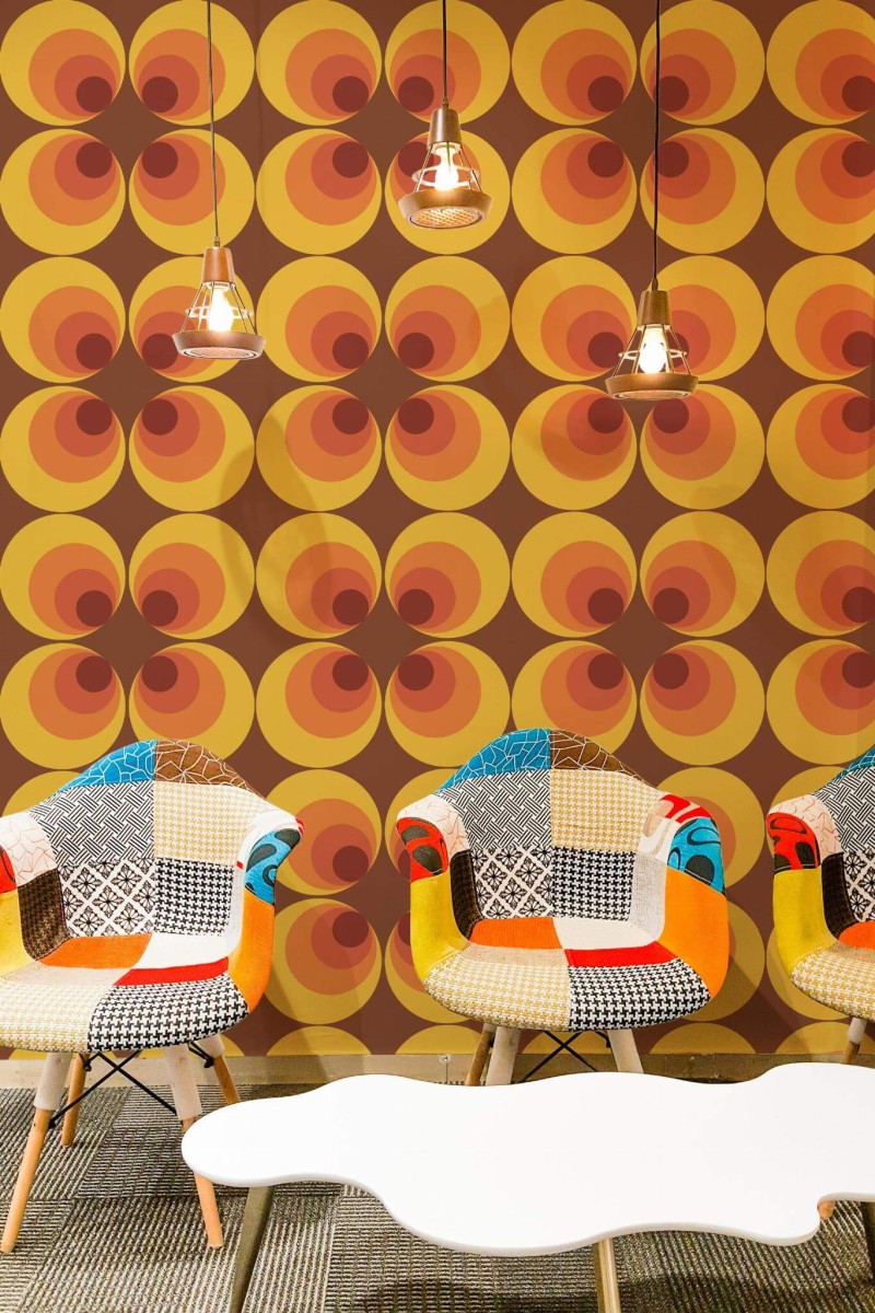 70s Wallpaper Peel And Stick