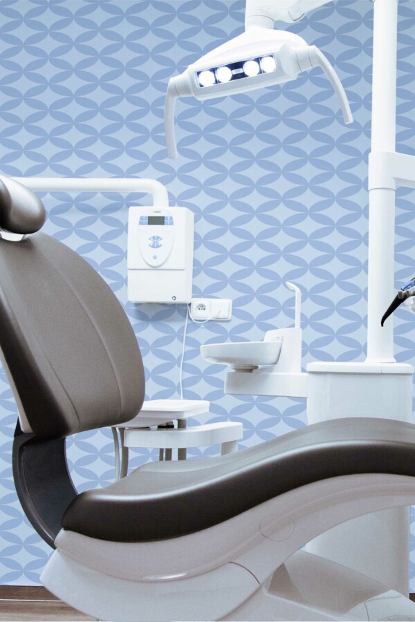 Blue Vintage Toothscape traditional wallpaper by Fancy Walls
