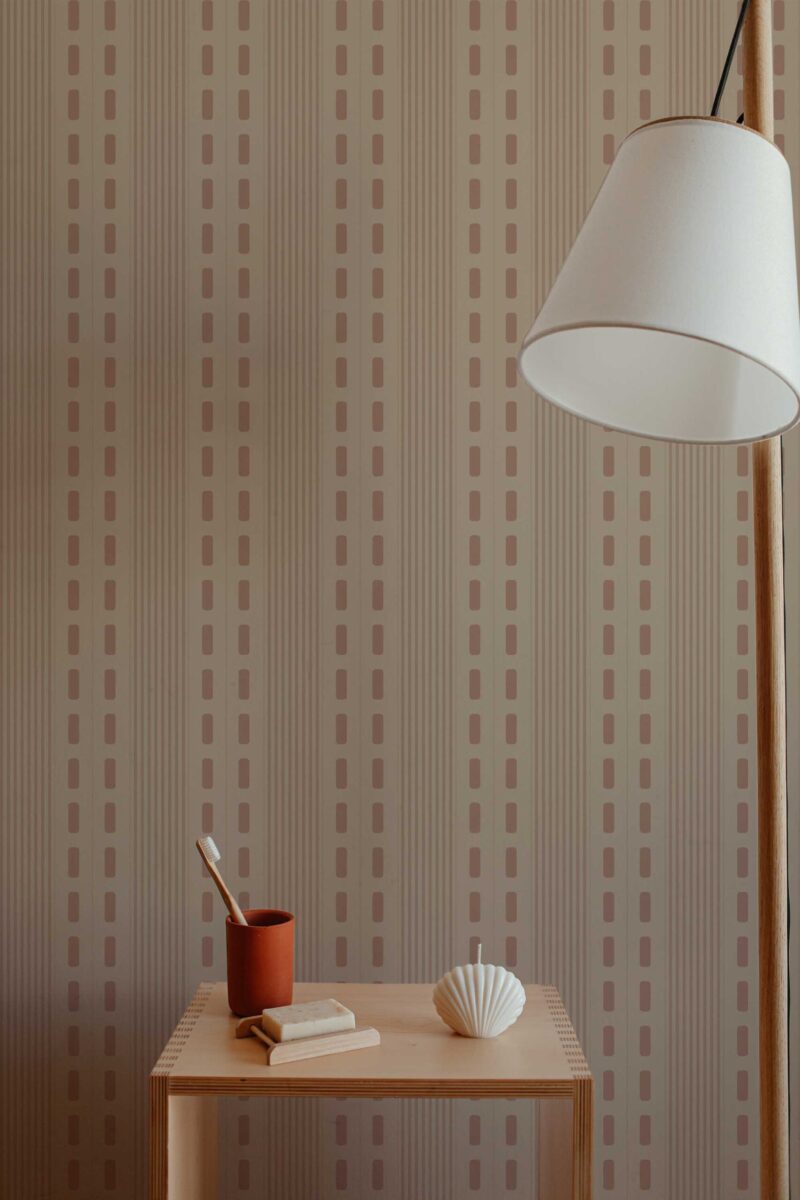 Fancy Walls Retro Brown peel and stick wallpaper