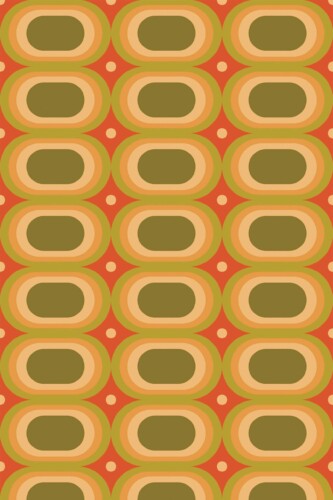 Fancy Walls Retro Brown and Red traditional wallpaper