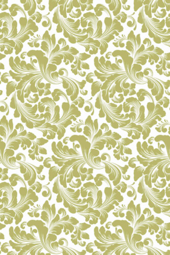 Pattern repeat of Retro damask removable wallpaper design