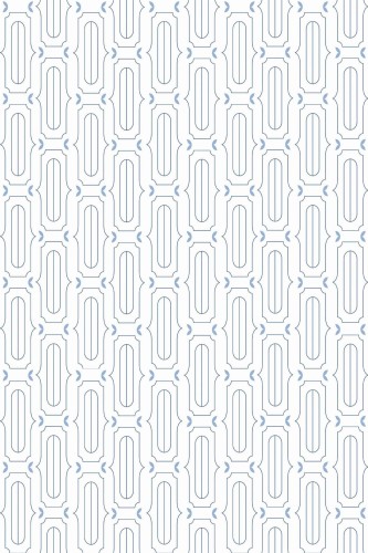 Pattern repeat of Retro geometric ornament removable wallpaper design