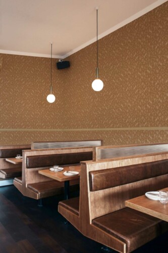 Rich Bean Palette traditional wallpaper from Fancy Walls