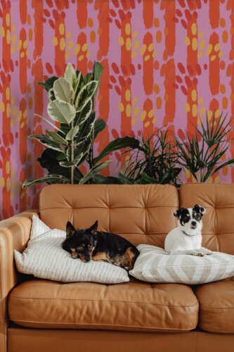 Fancy Walls BrushBlush Peel and Stick Wallpaper