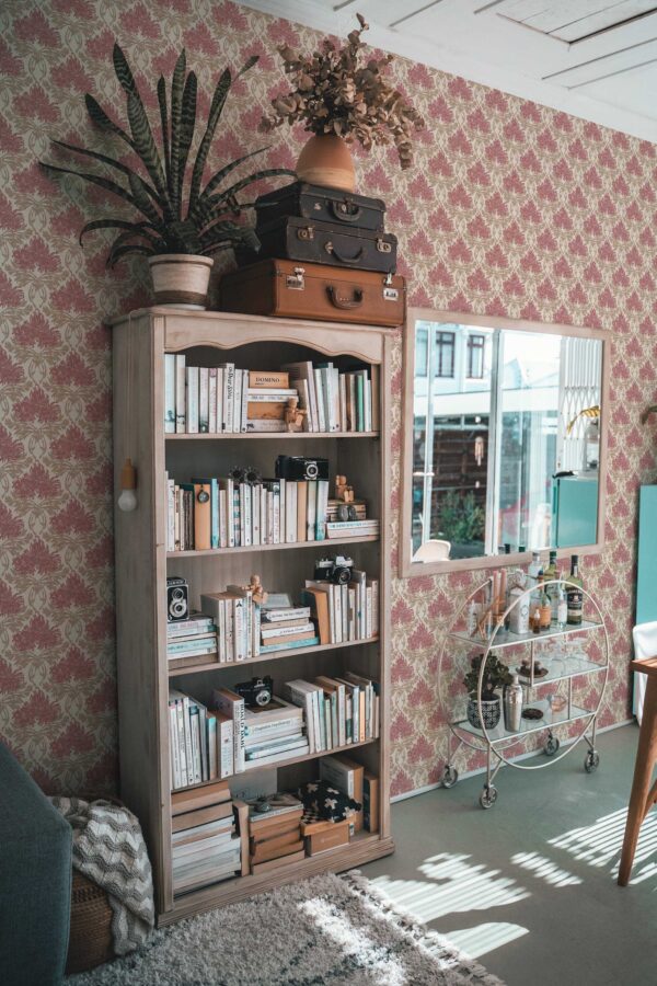 Copper Art Deco Wallpaper