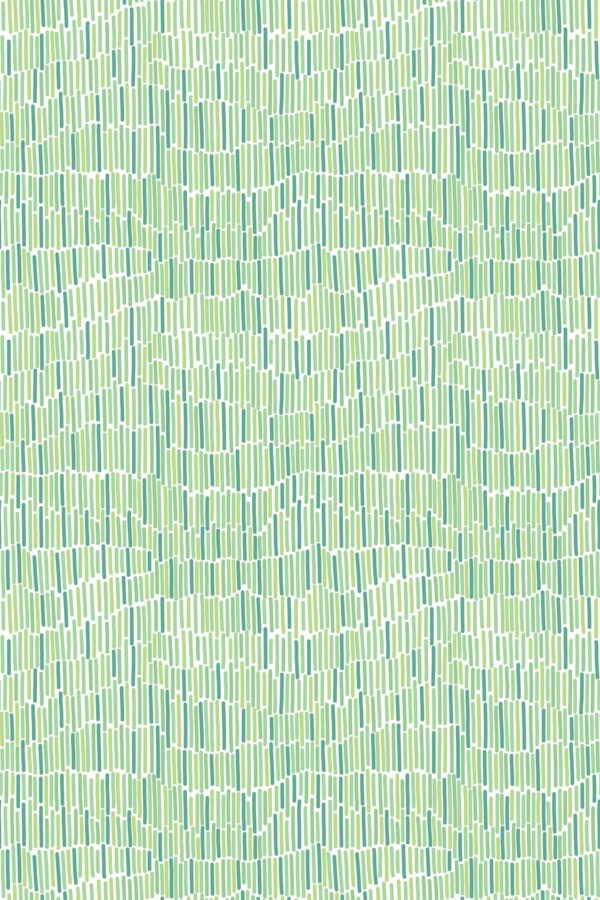 Soft Sage Stripe Flow Wallpaper