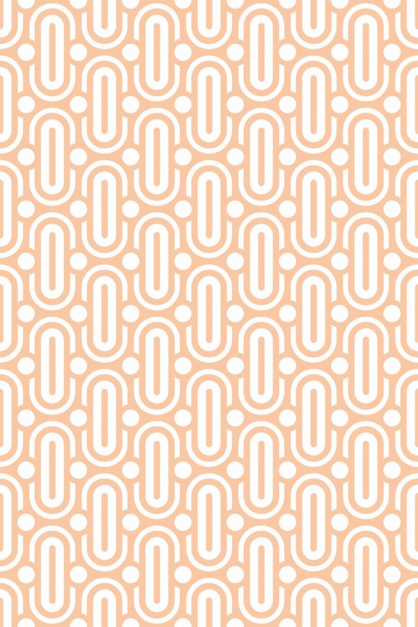 Pattern repeat of Seamless Art Deco pattern removable wallpaper design