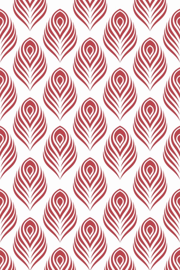 Pattern repeat of Seamless peacock feather removable wallpaper design