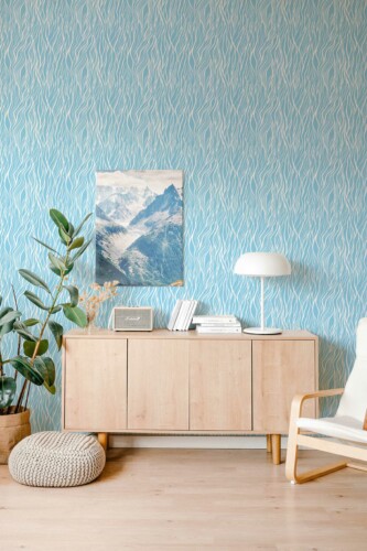 Fancy Walls Seamless Waves traditional wallpaper