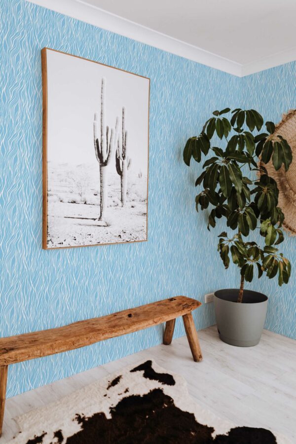 Fancy Walls Seamless Waves removable wallpaper