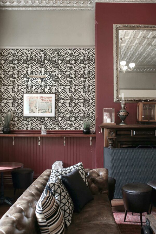 Fancy Walls peel and stick wallpaper with Brushed Simplicity design