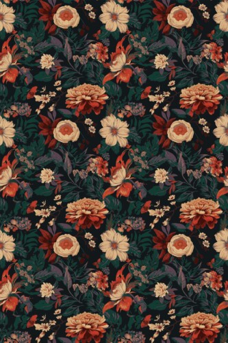 Fancy Walls FloralElegance Peel and Stick Wallpaper