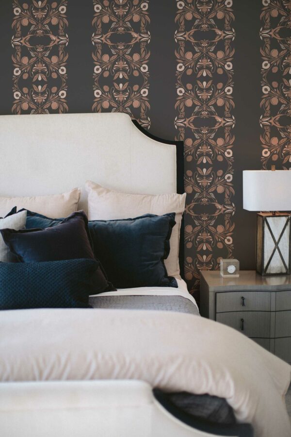 Removable wallpaper featuring Vintage Noveau Harmony from Fancy Walls