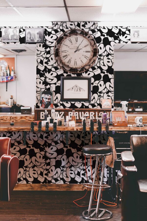 Whimsical Rodent Sketch Removable Wallpaper from Fancy Walls