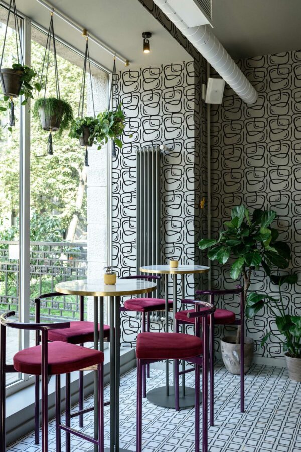 Removable Wallpaper Featuring Black and White Aesthetic Brush from Fancy Walls
