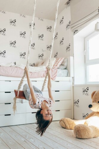 Traditional Wallpaper with Whimsical Mouse Sailor Pattern from Fancy Walls