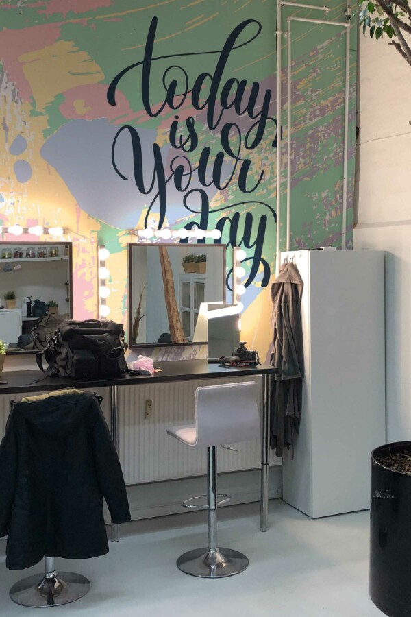 Pastel Empowerment Today Is Your Day wall paper mural by Fancy Walls