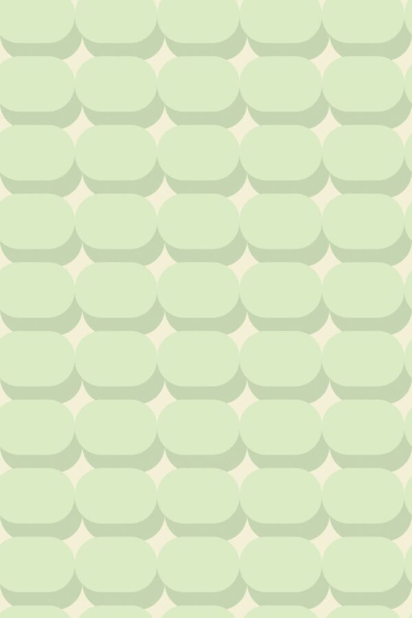Fancy Walls Green Geo peel and stick wallpaper