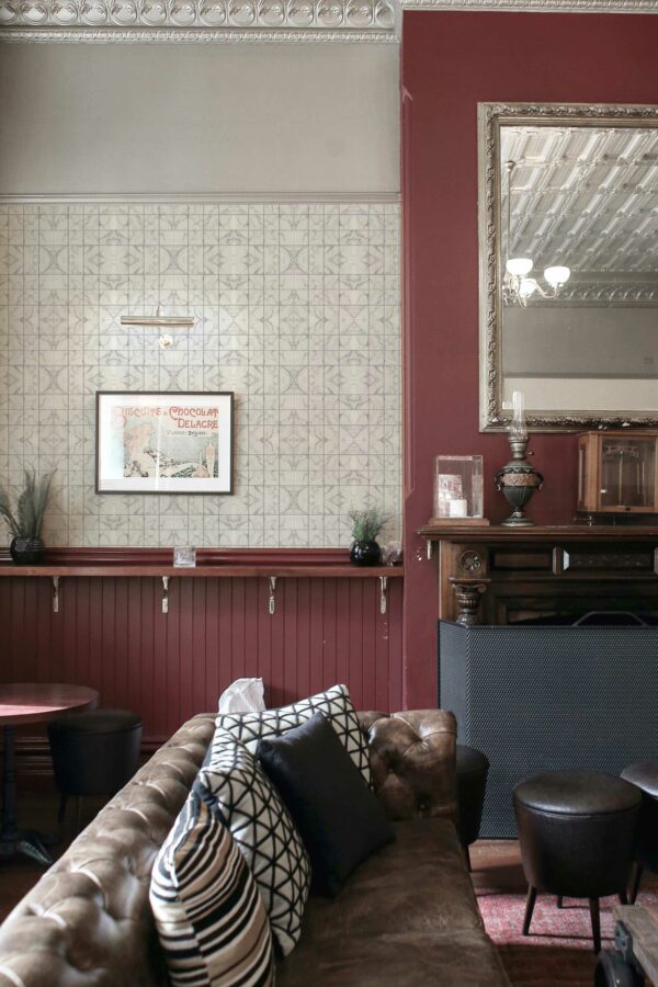 Traditional Whispering Grey Tiles wallpaper from Fancy Walls