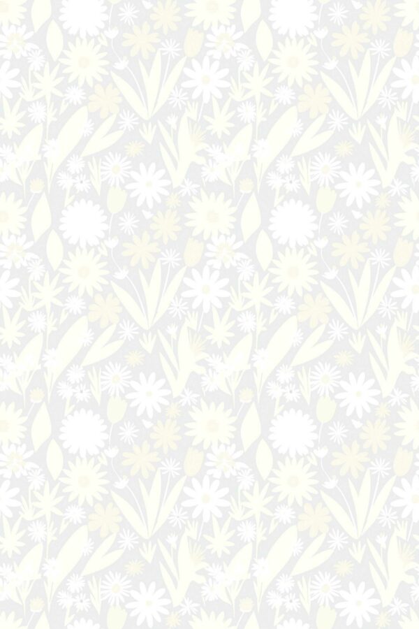 Whispering Floral Elegance removable wallpaper, Fancy Walls Collection