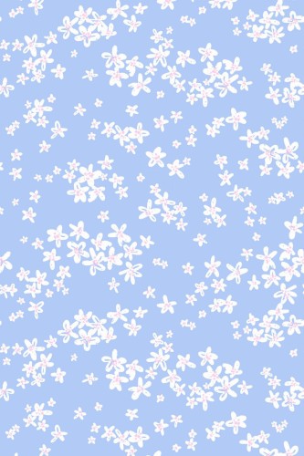 Pattern repeat of Small daisies removable wallpaper design