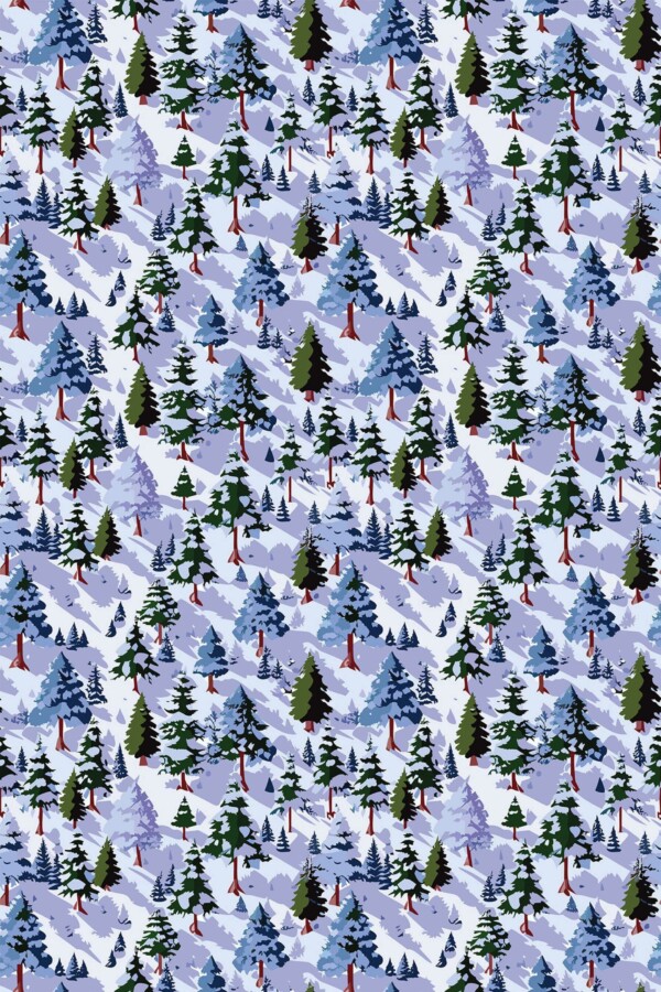 Winter Whisper removable wallpaper by Fancy Walls for a serene touch