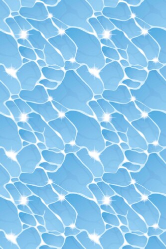 Traditional Blue Glowing Water Wallpaper by Fancy Walls.