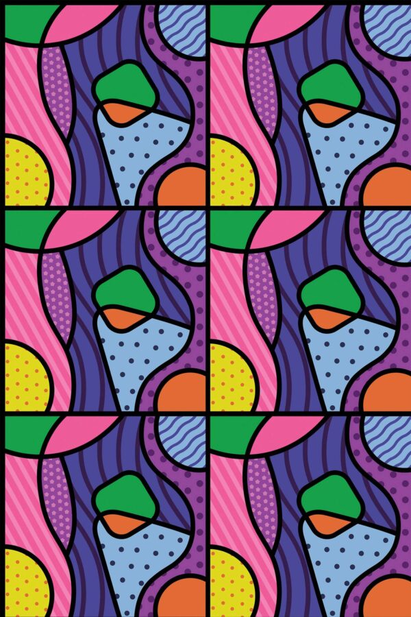 Bold Mosaic Wallpaper