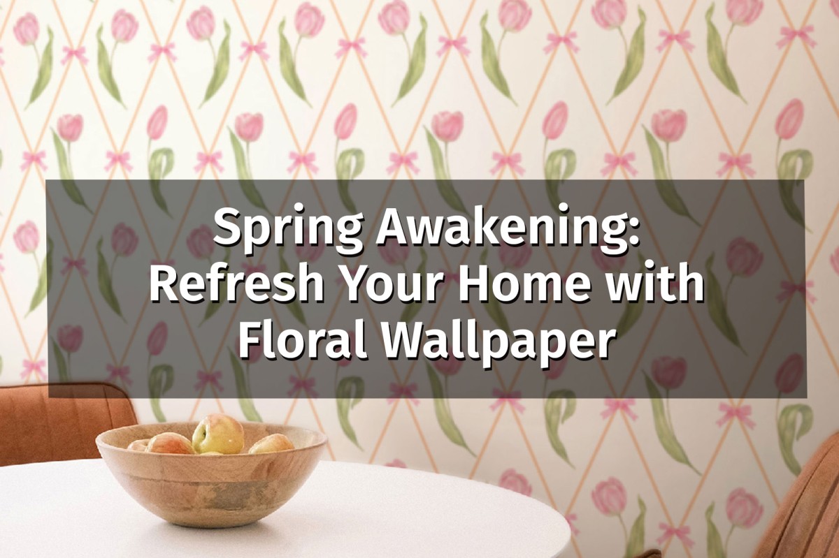 spring awakening: refresh your home with floral wallpaper we blog