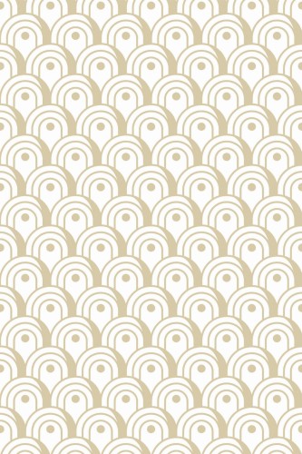 Pattern repeat of Stepped Art Deco removable wallpaper design