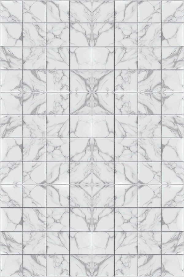 Whispering Grey Tiles removable wallpaper from Fancy Walls