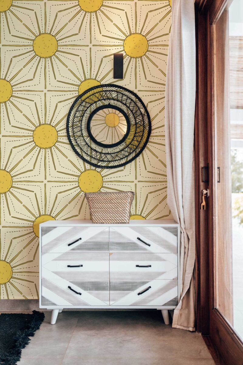 Fancy Walls Sun Glow non-pasted wallpaper