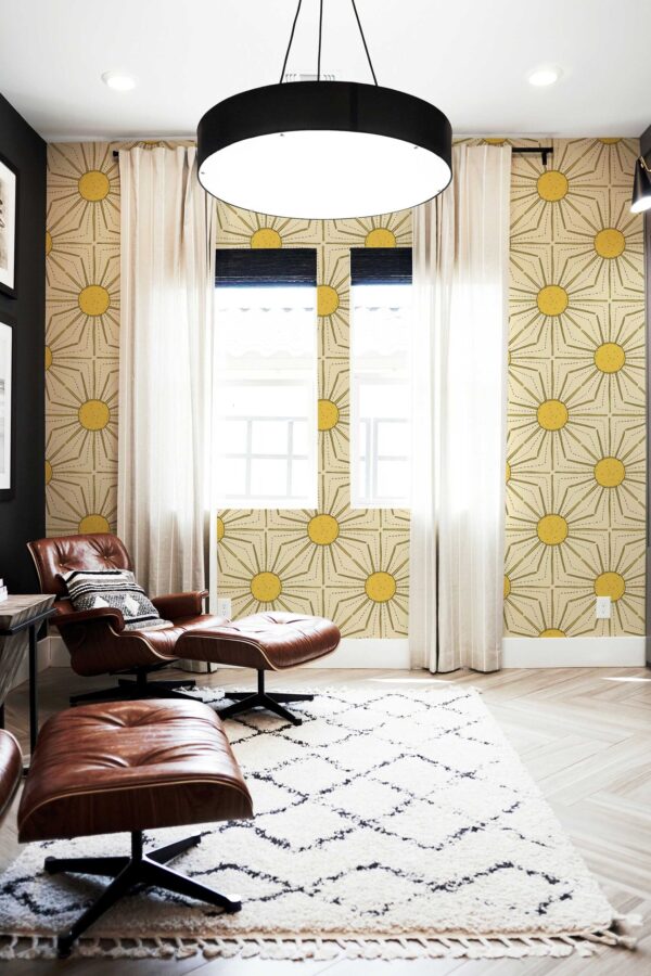 Fancy Walls Sun Glow peel and stick wallpaper