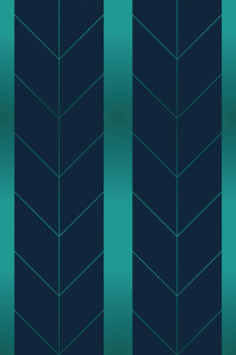Pattern repeat of Teal Elegance removable wallpaper design