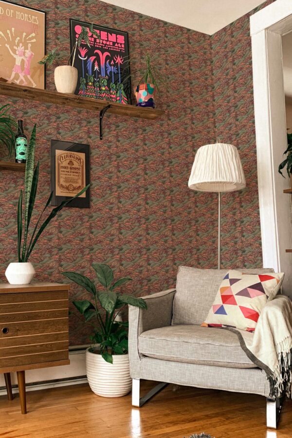 Fancy Walls Mountain Hue peel and stick wallpaper