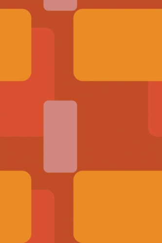 Pattern repeat of Terracotta Angular removable wallpaper design