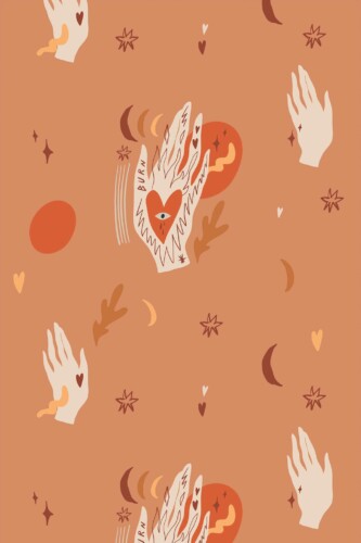 Fancy Walls HeartGesture Peel and Stick Wallpaper