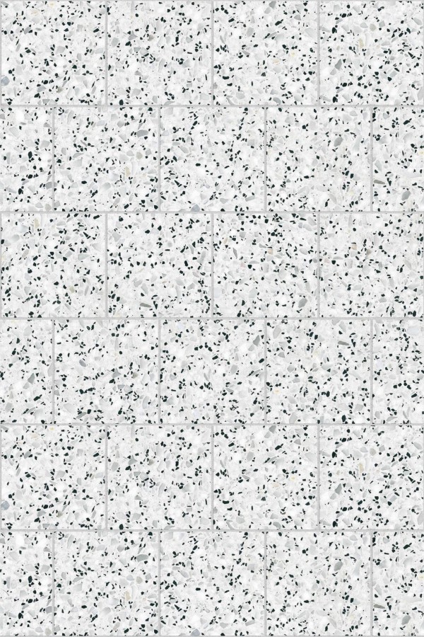 Pattern repeat of Terrazzo tile removable wallpaper design