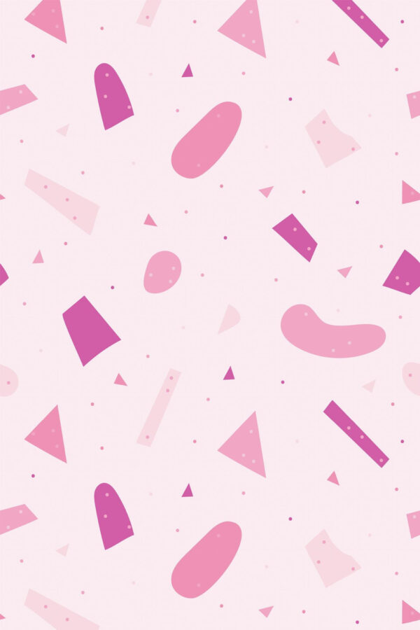 Pattern repeat of Terrazzo Tint removable wallpaper design