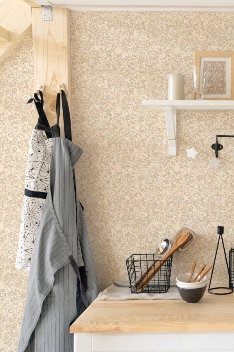 Fancy Walls Rustic Beige Wall Texture removable wallpaper