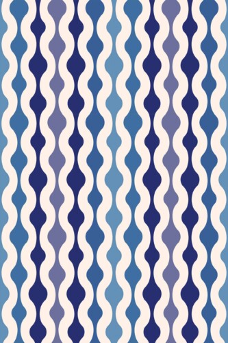 Unpasted wallpaper in Vintage Blue Charm by Fancy Walls