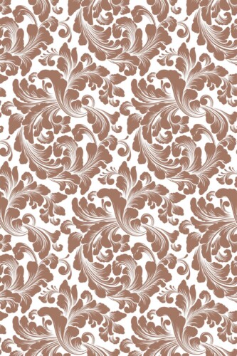 Fancy Walls Brown Damask unpasted wallpaper