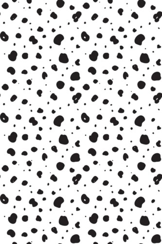 Fancy Walls Tiny Cheetah Print Black and White Lively removable wallpaper
