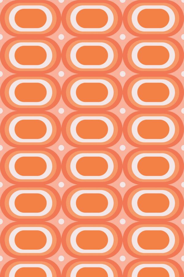 Unpasted wallpaper with pink geometric pattern by Fancy Walls