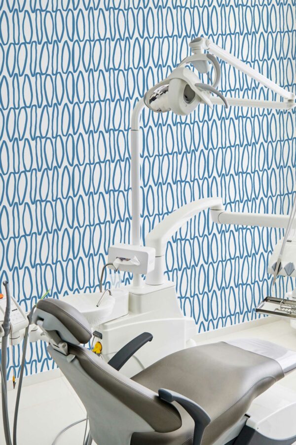 Fancy Walls Calm Blue peel and stick wallpaper